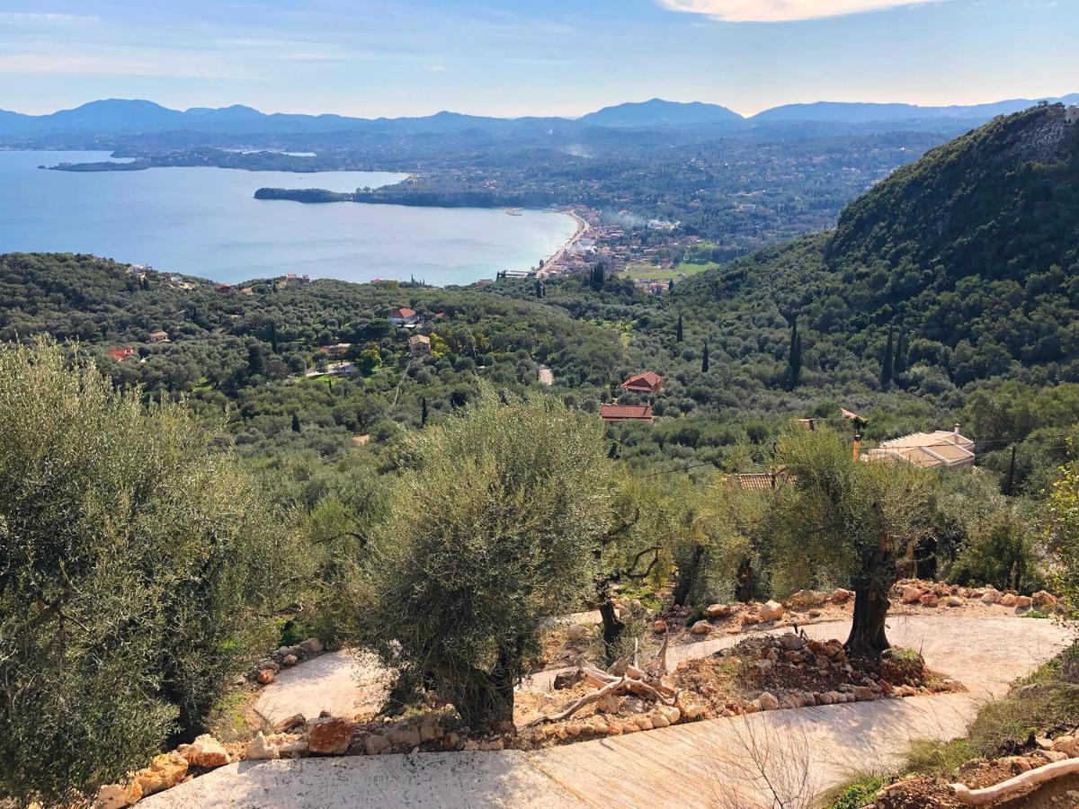 House Sienna Of Villa Intaba Best Views Corfiot Riviera Corfu Island Greece Contemporary Design Pool With Spectacular Sea Views Close To Ipsos Beach Pyrgi  Ngoại thất bức ảnh