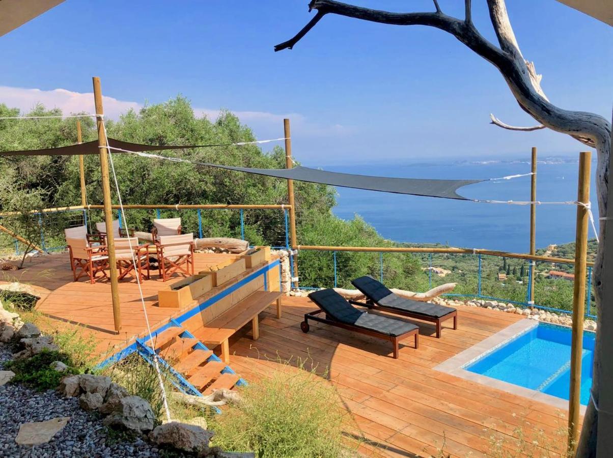 House Sienna Of Villa Intaba Best Views Corfiot Riviera Corfu Island Greece Contemporary Design Pool With Spectacular Sea Views Close To Ipsos Beach Pyrgi  Ngoại thất bức ảnh