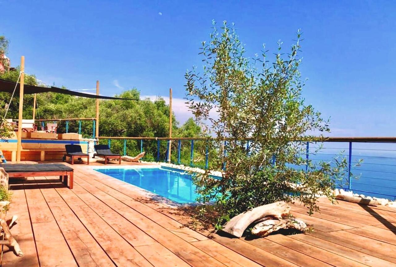 House Sienna Of Villa Intaba Best Views Corfiot Riviera Corfu Island Greece Contemporary Design Pool With Spectacular Sea Views Close To Ipsos Beach Pyrgi  Ngoại thất bức ảnh